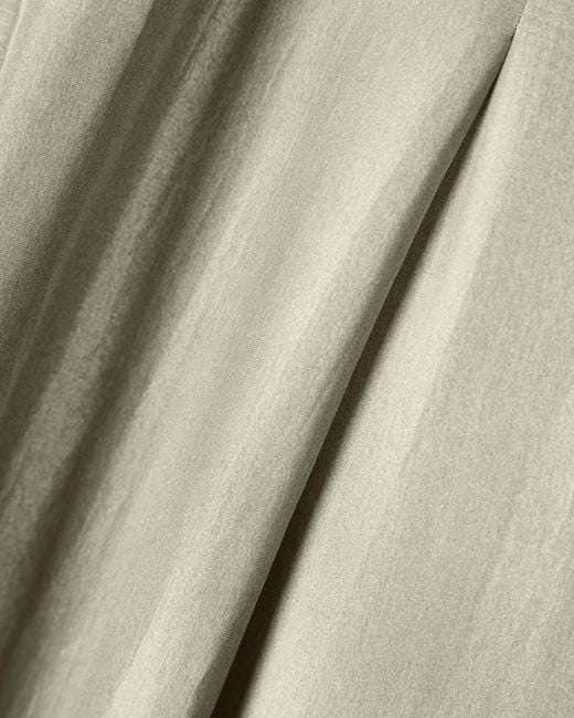 Giorgio Armani White Trouser Regular Fit Silk Habotai With Cupro Lining for men