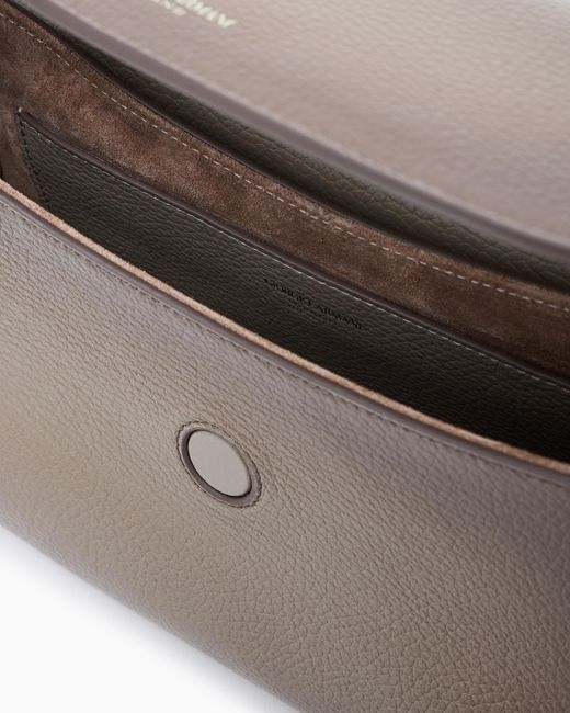 Giorgio Armani Gray Small La Prima Soft Bag