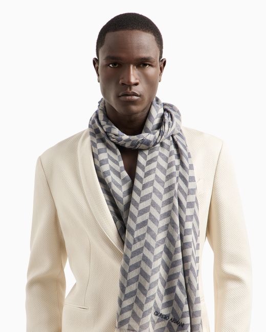 Stola di Giorgio Armani in Gray da Uomo