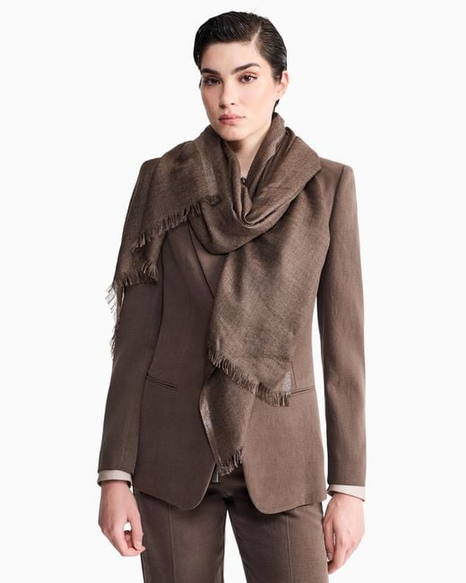 Giorgio Armani Gray Stole