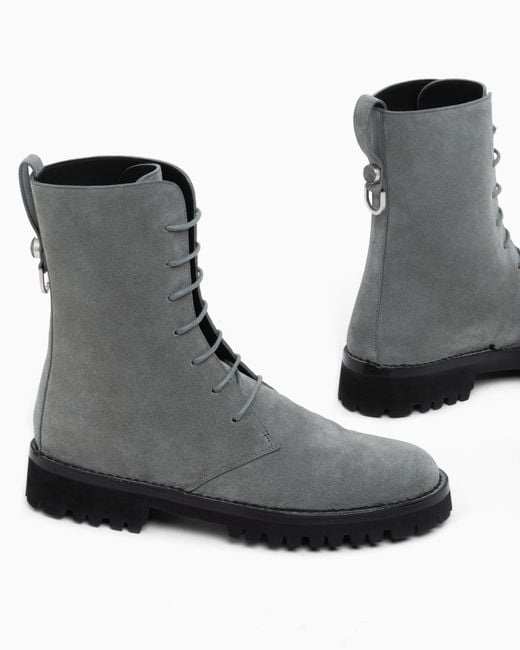 Giorgio Armani Gray Boot