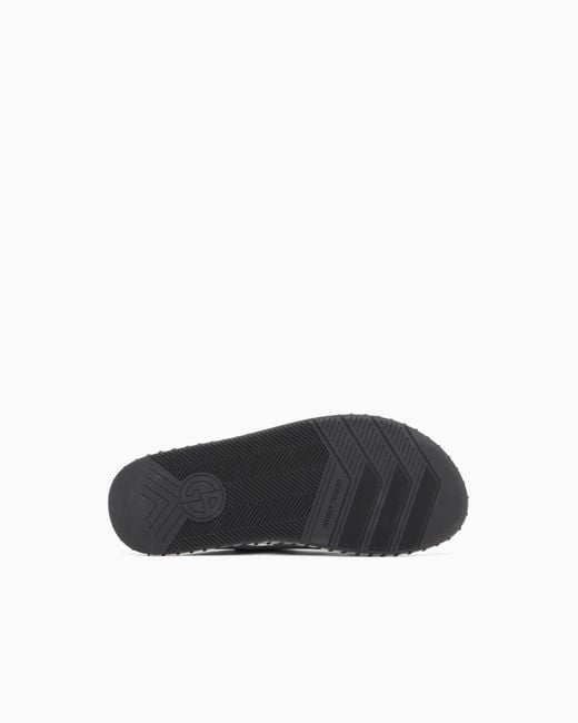Giorgio Armani White Suede Sandals for men