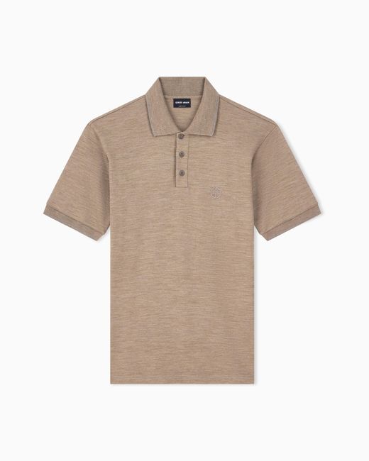 Giorgio Armani Natural Polo Shirt Regular Fit for men