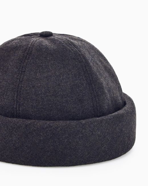 Giorgio Armani Blue Docker Hat for men