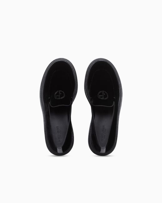 Giorgio Armani Black Slipper Giorgio's for men