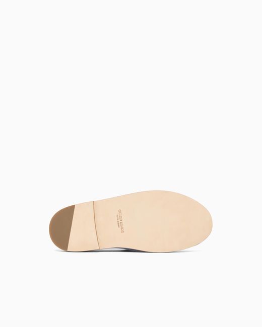 Giorgio Armani Blue Suede Slip-Ons for men