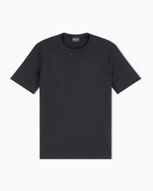Giorgio Armani Black Cotton Shirt for men