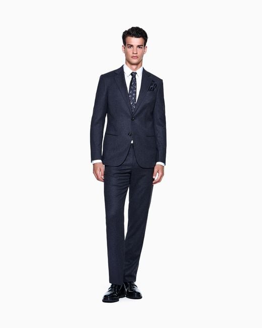 Giorgio Armani Blue Soho Line Single-Breasted Suit for men