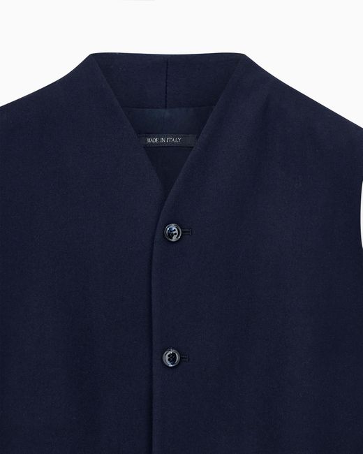 Giorgio Armani Blue Waistcoat Regular Fit for men