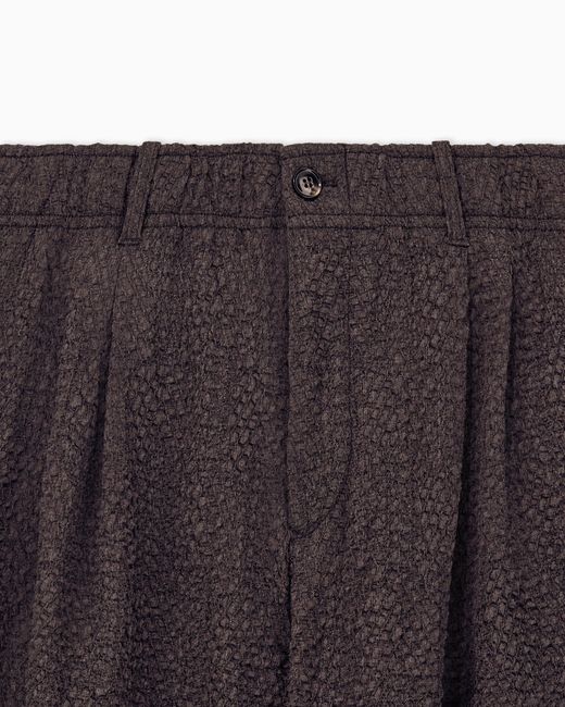 Giorgio Armani Purple Oversized Trousers for men