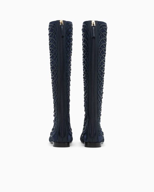 Giorgio Armani Blue Boots