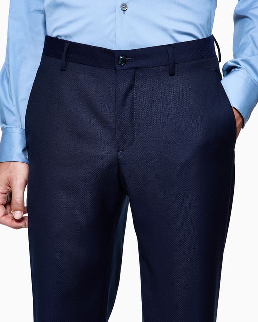 Giorgio Armani Blue Slim Fit Suits for men