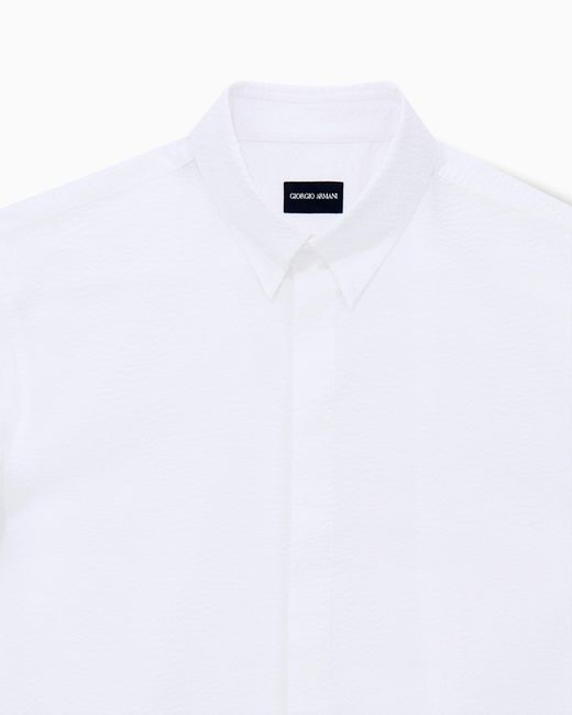 Giorgio Armani White Shirt Regular Fit for men