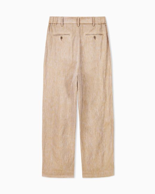 Giorgio Armani Natural Trouser Oversized Fit for men