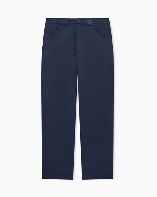 Giorgio Armani Blue Trouser Regular Fit for men