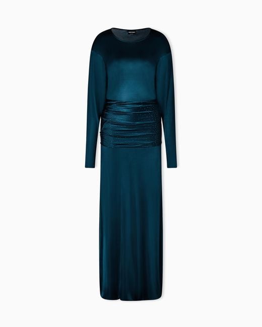 Giorgio Armani Blue Long Dress