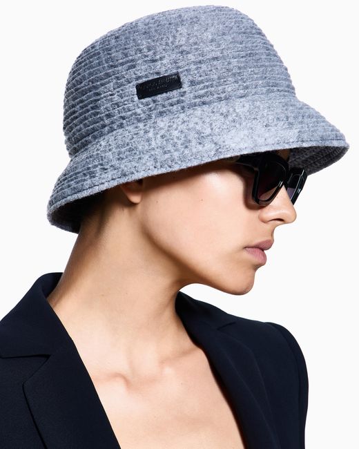 Giorgio Armani Blue Hat