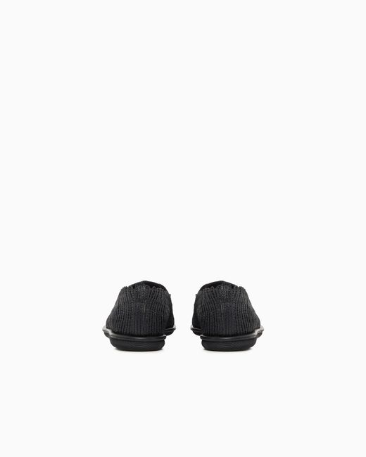 Giorgio Armani White Loafers With Cornely Embroidery for men