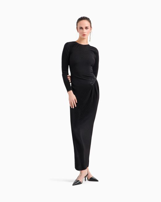 Giorgio Armani Black Long Dress