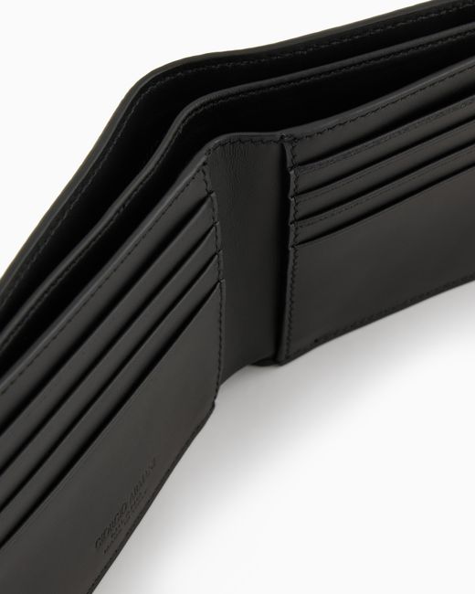 Giorgio Armani Black Bi-Fold Wallet for men