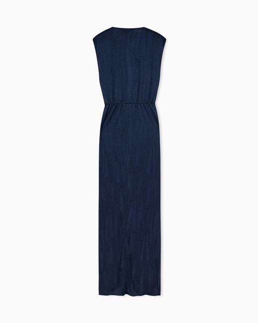 Giorgio Armani Blue Long Dress