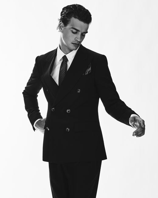 Giorgio Armani Blue Royal Line Double-Breasted Suit for men
