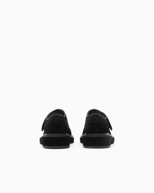 Giorgio Armani Black Slippers for men
