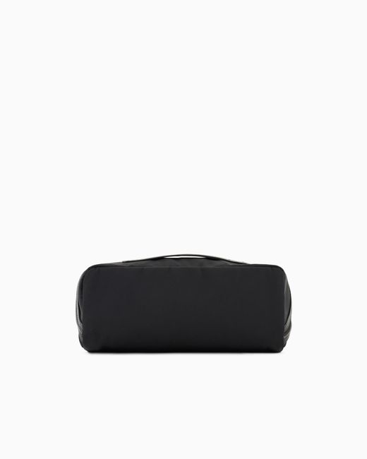 Giorgio Armani Beauty Case Aus Nylon Und Leder in Black für Herren