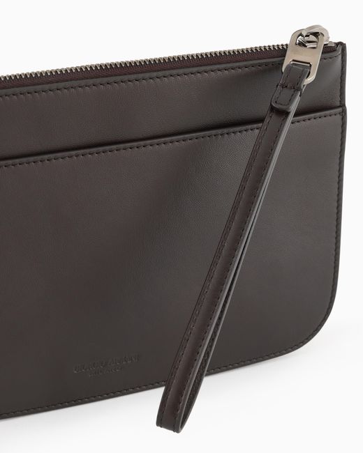 Pochette di Giorgio Armani in Black da Uomo