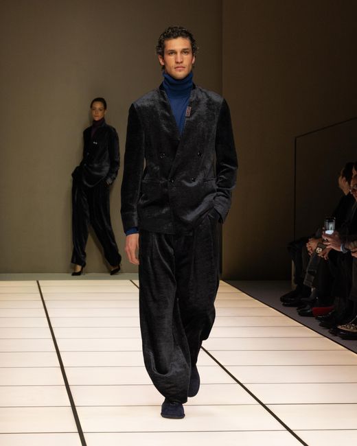 Giorgio Armani Blue Blazer Regular Fit for men