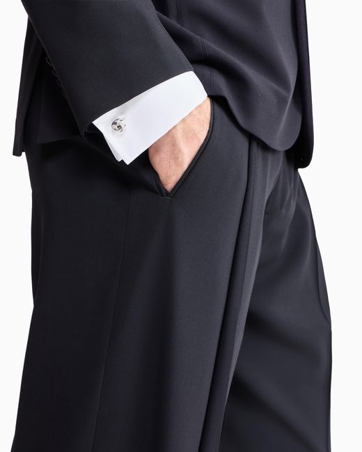 Giorgio Armani White Sterling Cufflinks for men