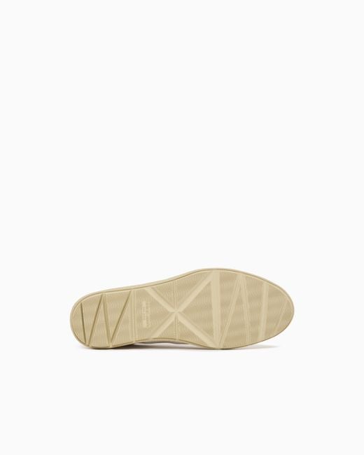 Giorgio Armani White Lace-Up Sneaker