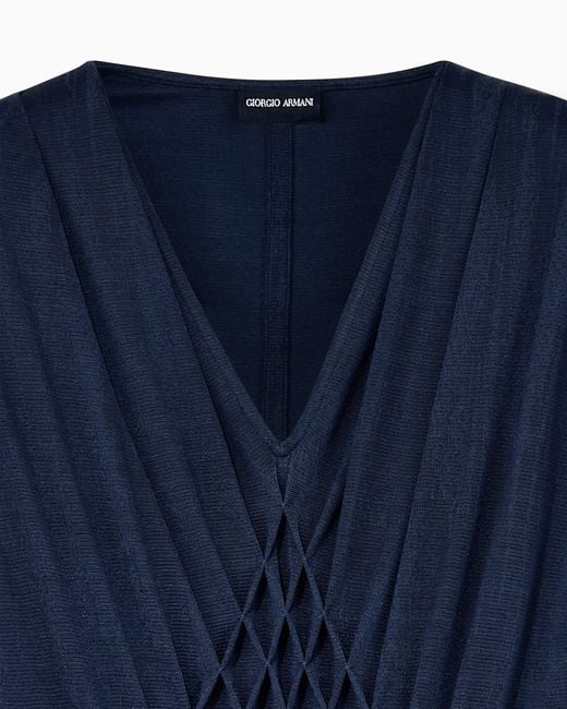 Giorgio Armani Blue Long Dress