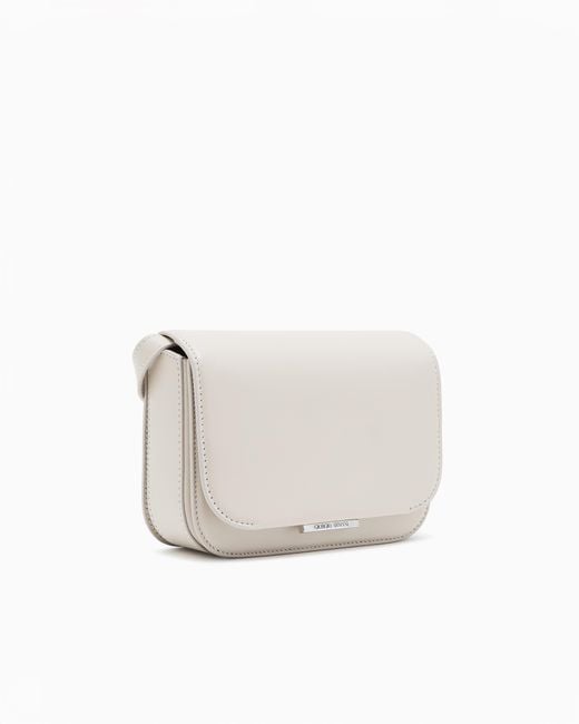 Giorgio Armani White Shoulder Bag