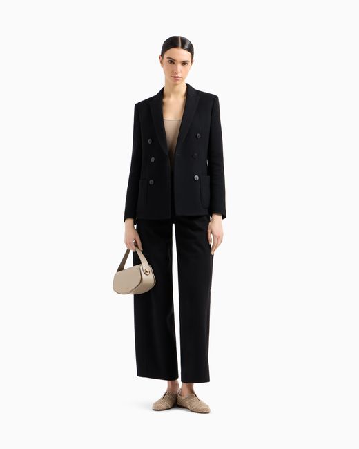 Top En Viscose Ottoman Giorgio Armani en coloris White