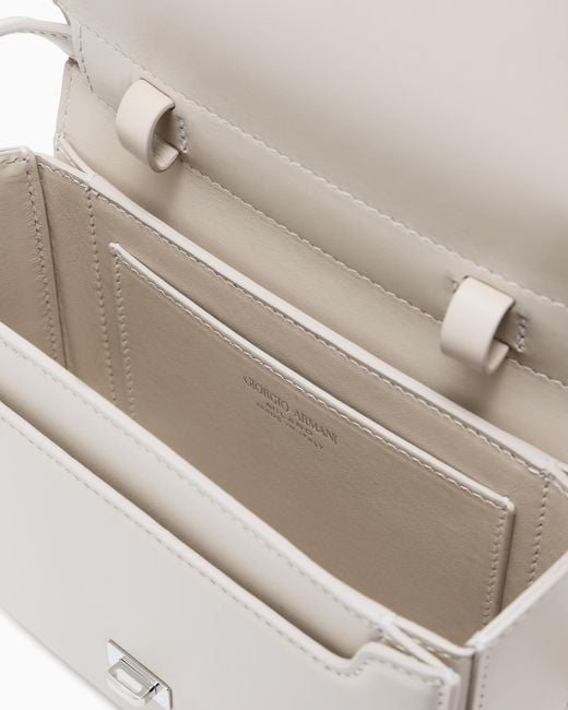 Giorgio Armani White Shoulder Bag