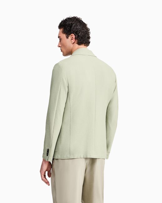 Giorgio Armani White Blazer Regular Fit for men