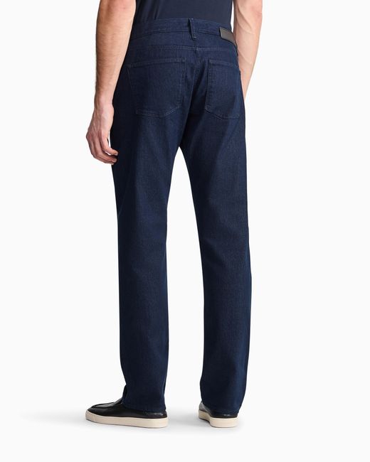 Giorgio Armani Blue Regular Fit Trousers for men