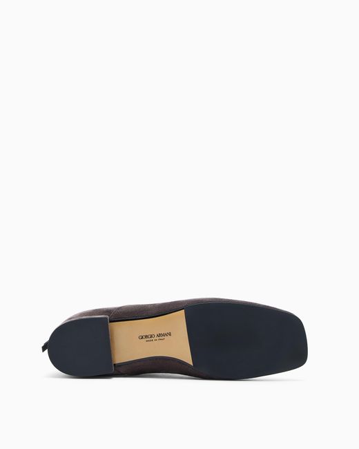 Giorgio Armani Brown Suede Ankle Boots