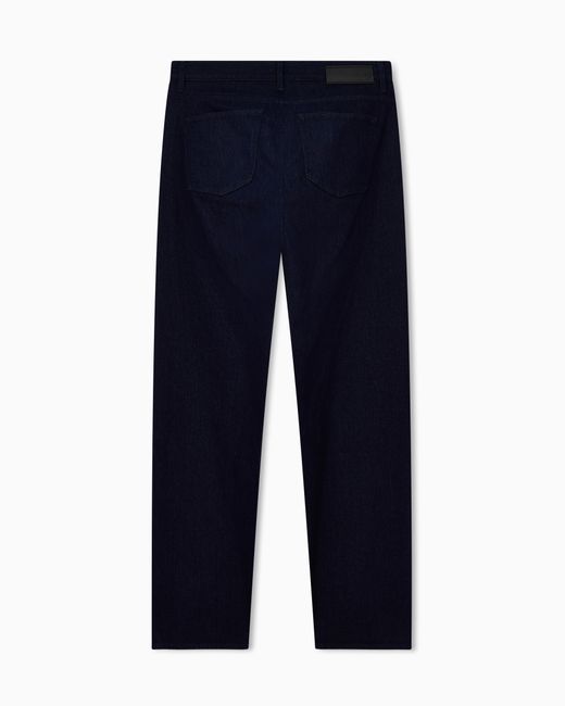 Giorgio Armani Blue Regular Fit Trousers for men