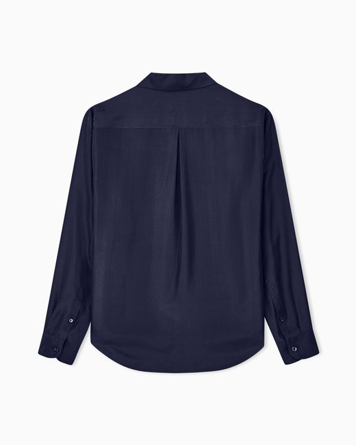 Giorgio Armani Blue Shirt Oversized for men
