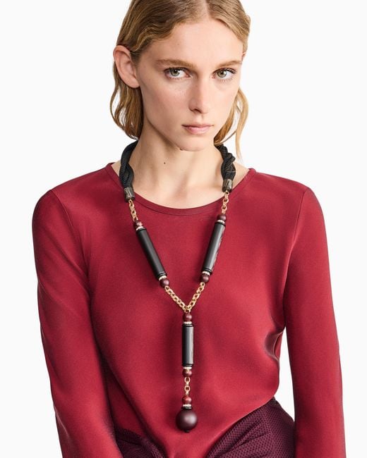Giorgio Armani White Necklace