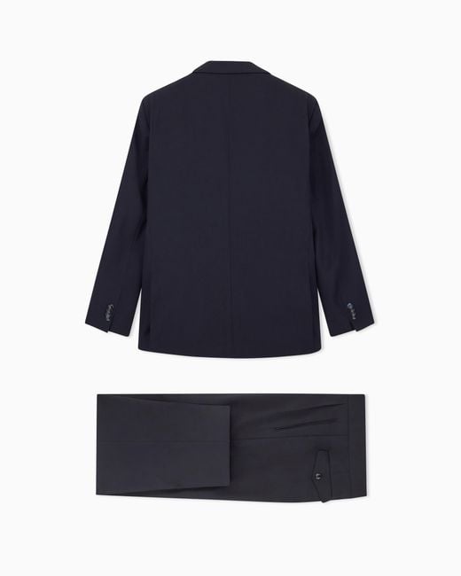 Giorgio Armani Blue Royal Line Double-Breasted Suit for men