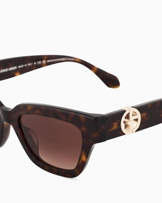 Giorgio Armani Multicolor Cat-Eye Sunglasses
