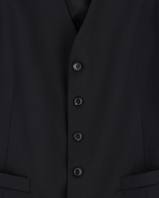 Giorgio Armani Blue Single-Breasted Waistcoat for men