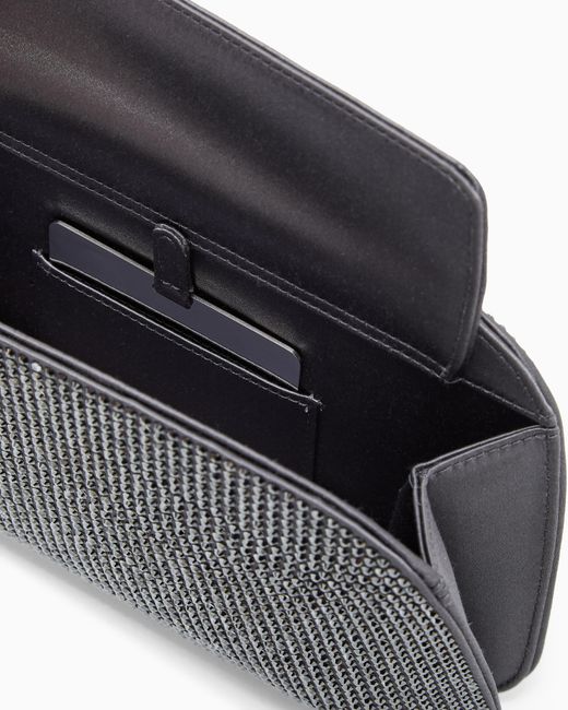 Giorgio Armani Gray Evening Bag