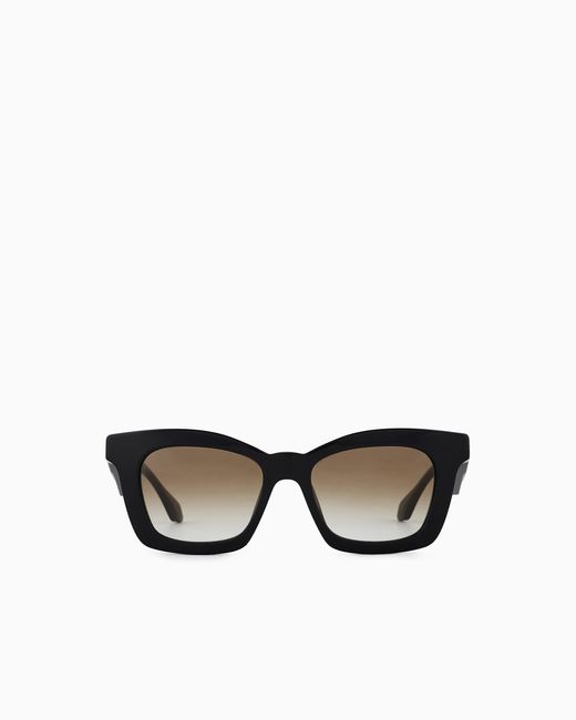 Giorgio Armani White Sonnenbrille Für Damen Mit Cat-Eye-Fassung