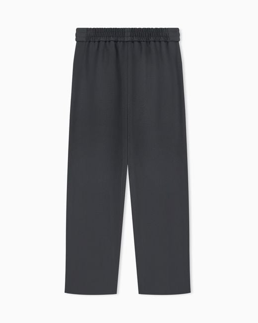 Giorgio Armani Gray Pull-On Trousers