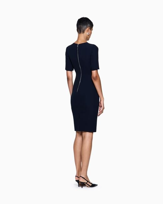 Giorgio Armani Black Silk Tube Dress