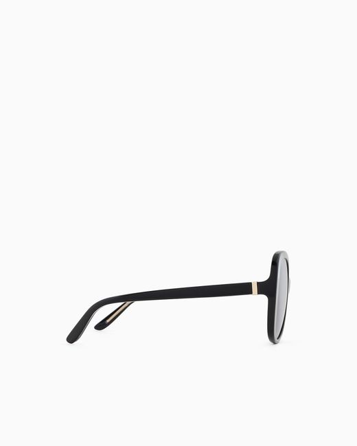 Giorgio Armani Blue Round Sunglasses